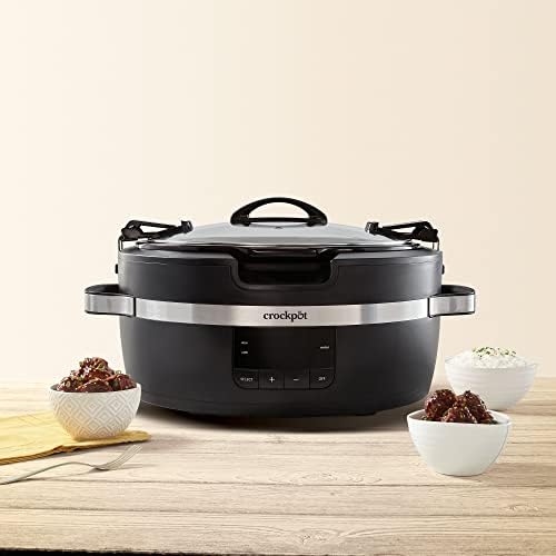 Crock-Pot Thermoshield 6 Quart Slow Cooker with Carry Handles Q31H