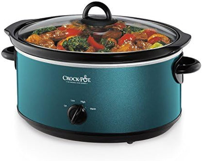 Crock-Pot 7 Quart Manual Slow Cooker – Turquoise ZSO7