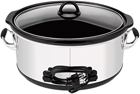 Crock-Pot 7 Quart Programmable Slow Cooker – Polished Platinum XOF6