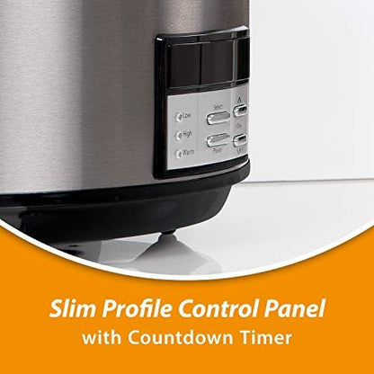 Crock-Pot 8 Quart Programmable Slow Cooker with Auto Warm EDOP