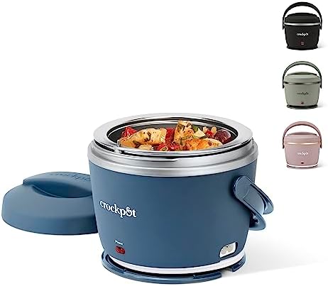 Crock-Pot Electric Lunch Box Food Warmer 20oz – Faded Blue XHV4