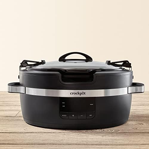 Crock-Pot Thermoshield 6 Quart Slow Cooker with Carry Handles Q31H