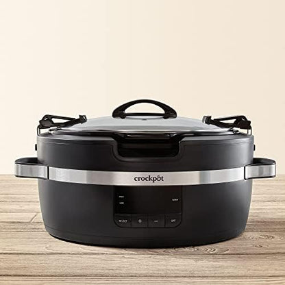 Crock-Pot Thermoshield 6 Quart Slow Cooker with Carry Handles Q31H