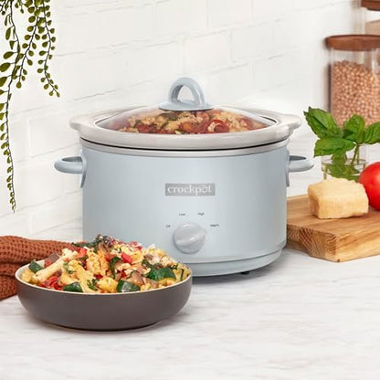 Crock-Pot 4.5 Quart Manual Slow Cooker – Macaroon Blue HQAO