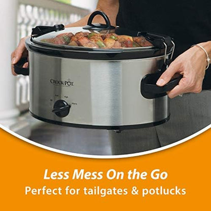 Crock-Pot Cook & Carry 6 Quart Portable Slow Cooker XGTH