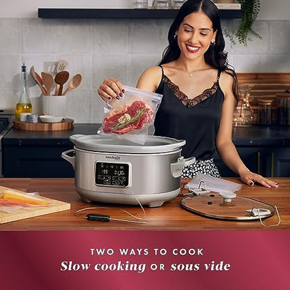 Crock-Pot 7 Quart Programmable Cook & Carry Slow Cooker IACZ