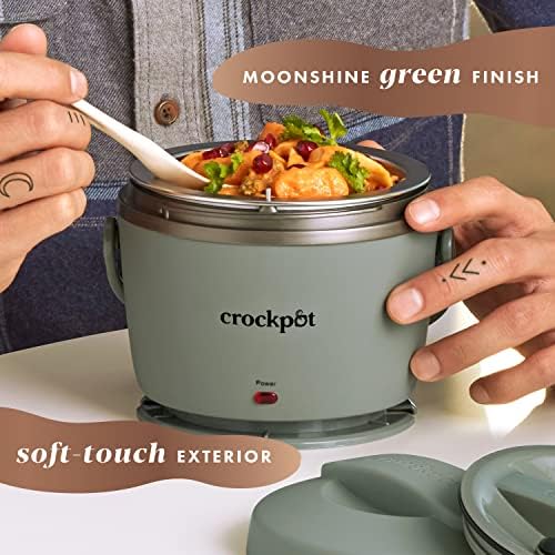 Crock-Pot Portable Electric Lunch Box Food Warmer – Green 1PMO