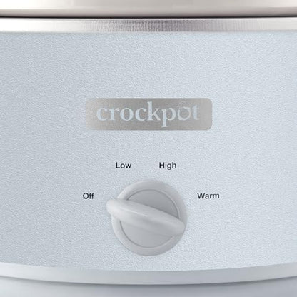 Crock-Pot 4.5 Quart Manual Slow Cooker – Macaroon Blue HQAO