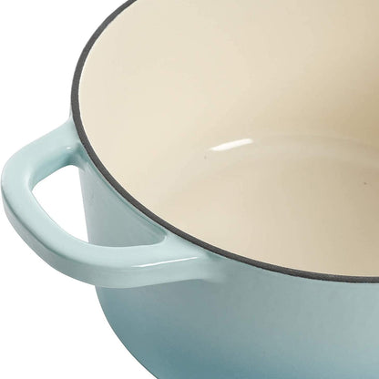 Crock-Pot 3 Quart Enameled Cast Iron Dutch Oven – Aqua 9VTM