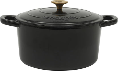 Crock-Pot 3 Quart Enameled Cast Iron Dutch Oven – Aqua 9VTM