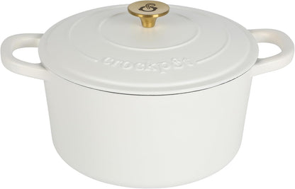 Crock-Pot 3 Quart Enameled Cast Iron Dutch Oven – Aqua 9VTM